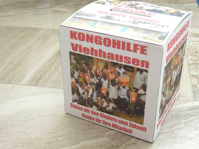 Zweck: f.d. Kongohilfe