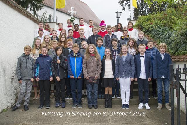 Alle Firmlinge aus Si. und Vi.